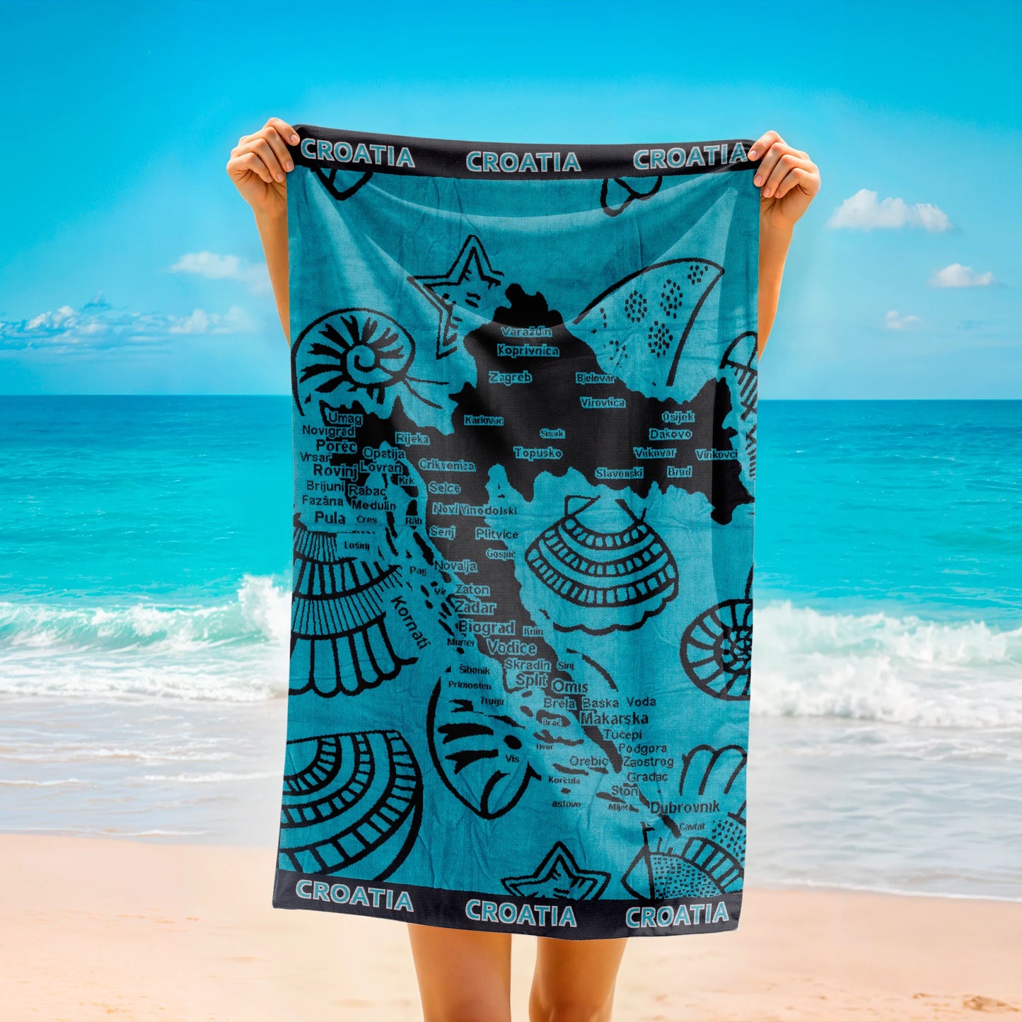 Beach Towel 520 GSM – 90*180 CM