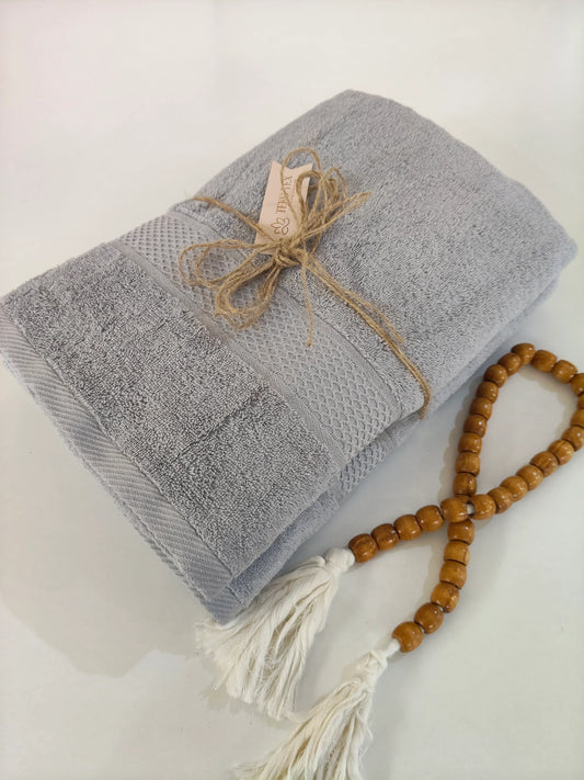 Set Of 2 Plain Bath Towels 450 GSM – Size 70×140