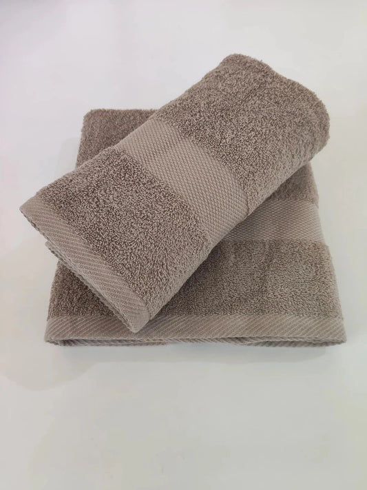 Set Of 2 Plain Towels 500 GSM – Size 50×100