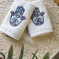 Embroidered Towel 600 GSM- Pack Of 2 Towel