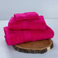 Set Of 3 Plain Towels 600 GSM