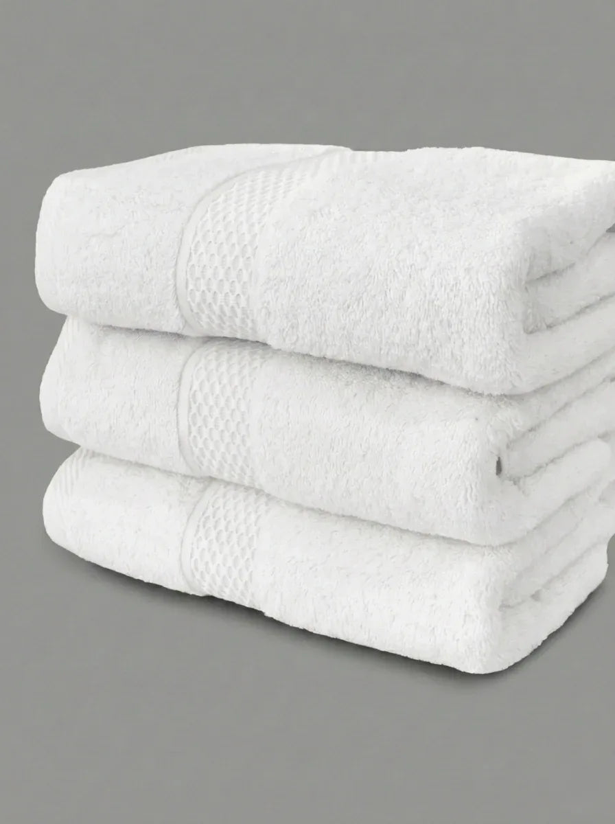 Set Of 3 Plain Towels 600 GSM – Size 50×100