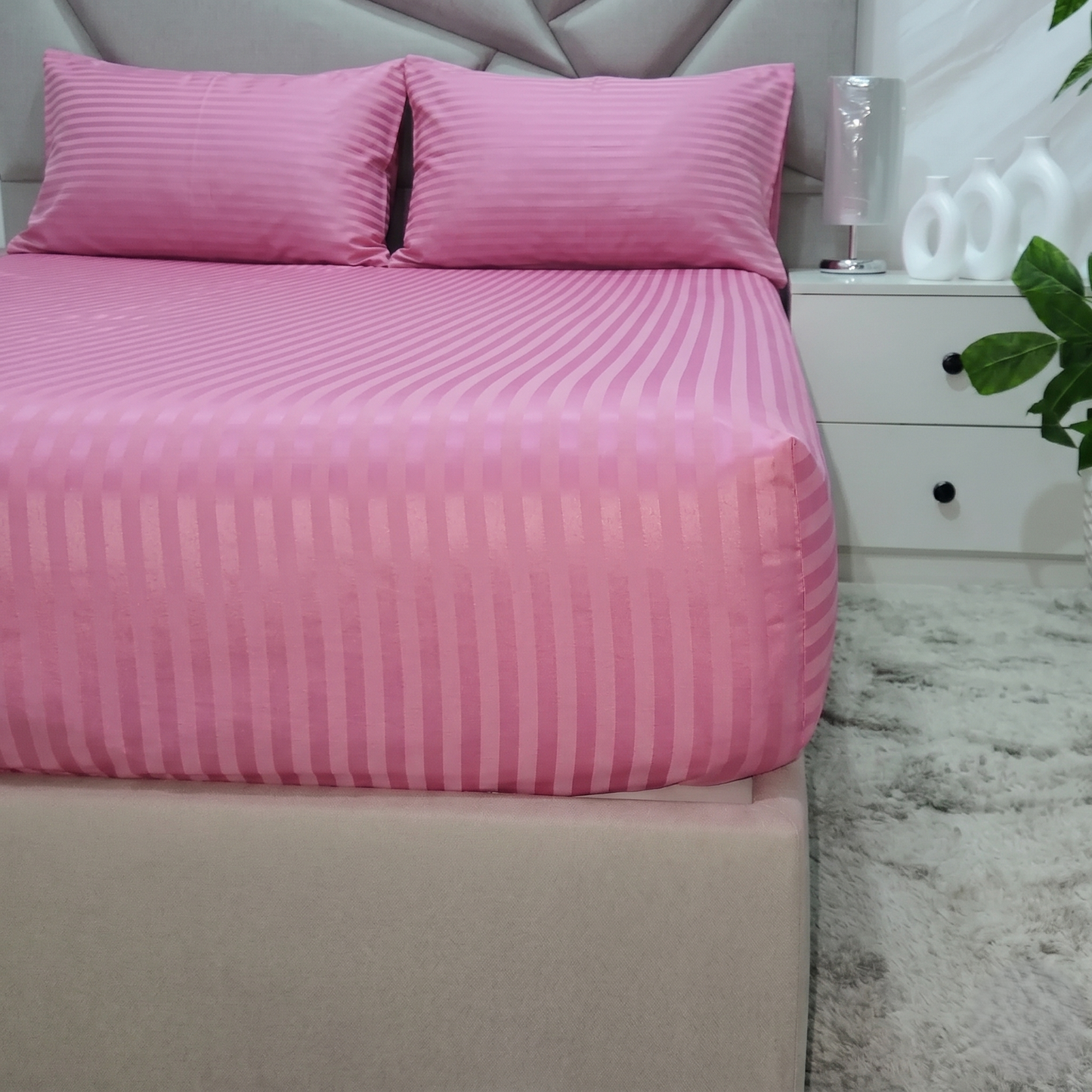 Stripe Fitted Bed Sheet