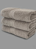 Set Of 3 Plain Towels 600 GSM – Size 50×100