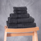 Set Of 5 Plain Towels 600 GSM