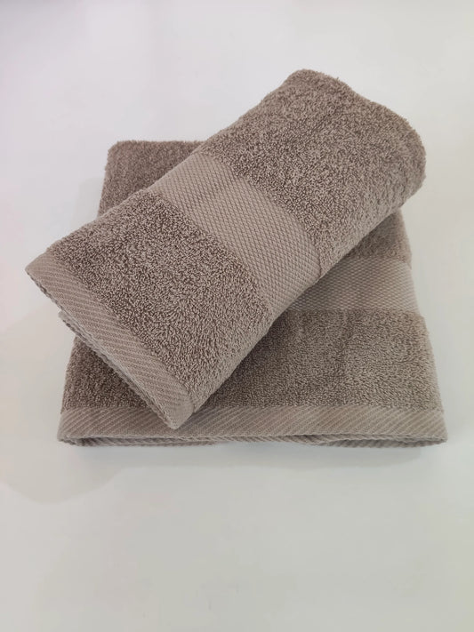 Set Of 2 Plain Towels 500 GSM – Size 50×100