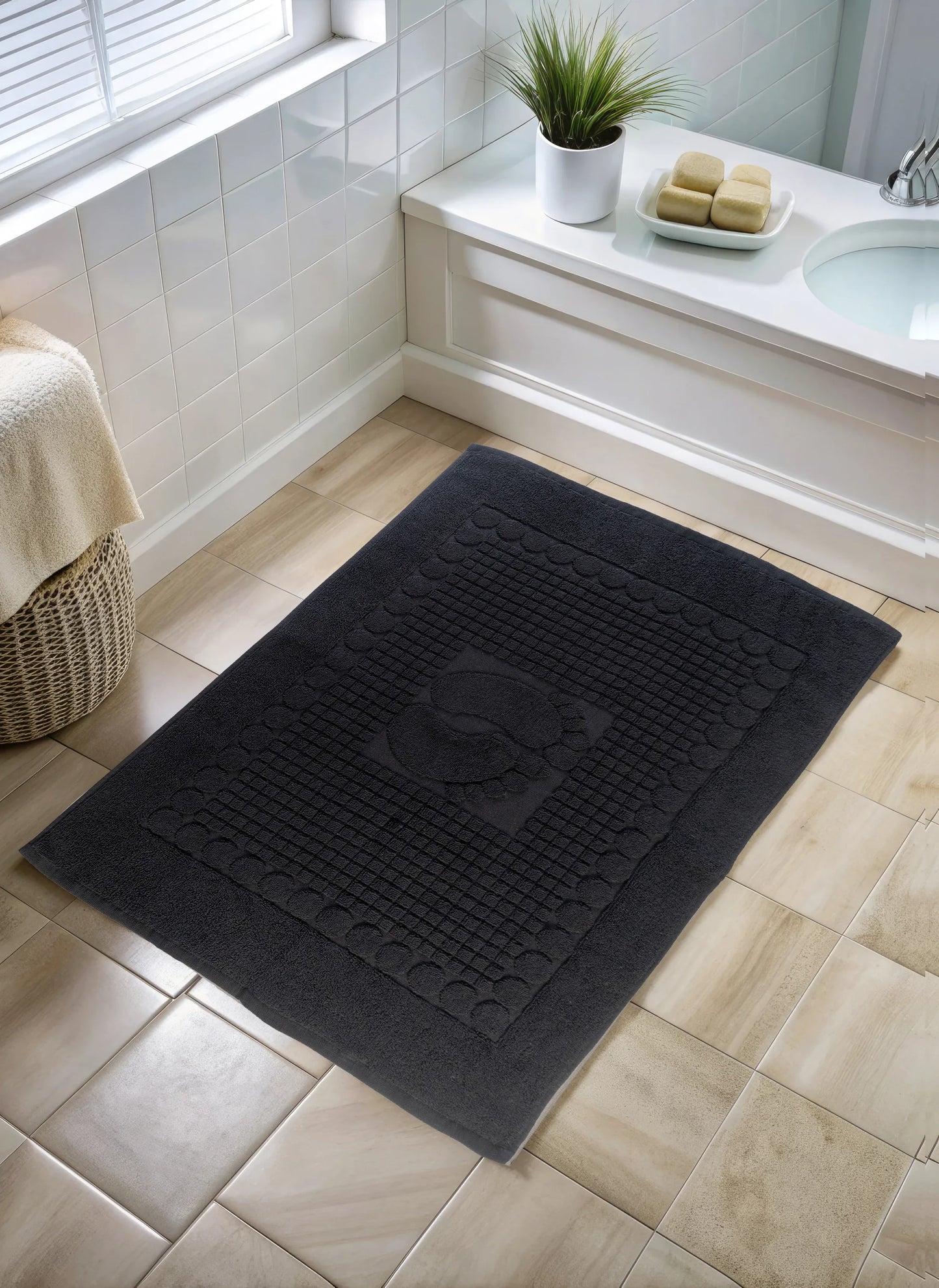 Foot Print Bathmat 875 GSM – 50*70 CM