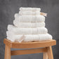 Set Of 6 Plain Towels 600 GSM