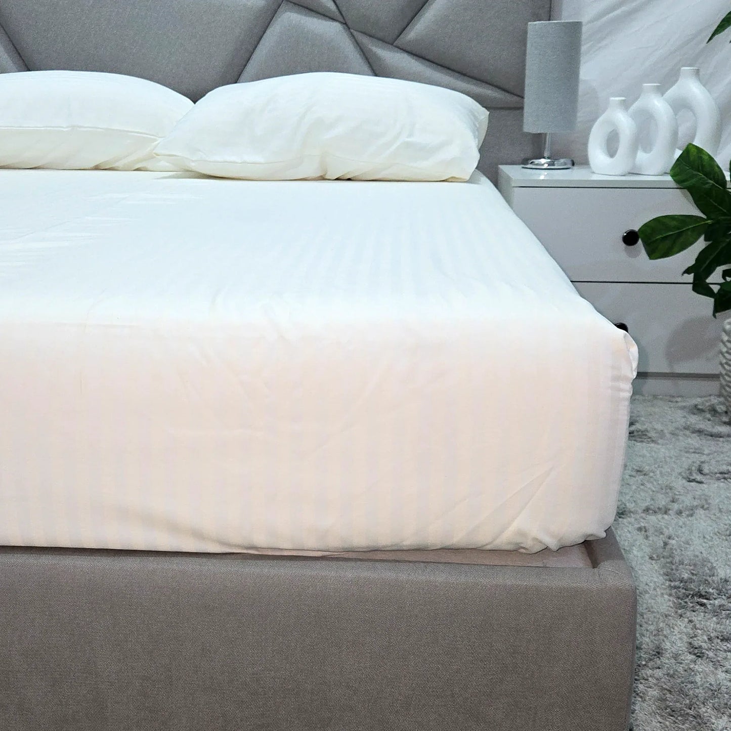 Stripe Fitted Bed Sheet