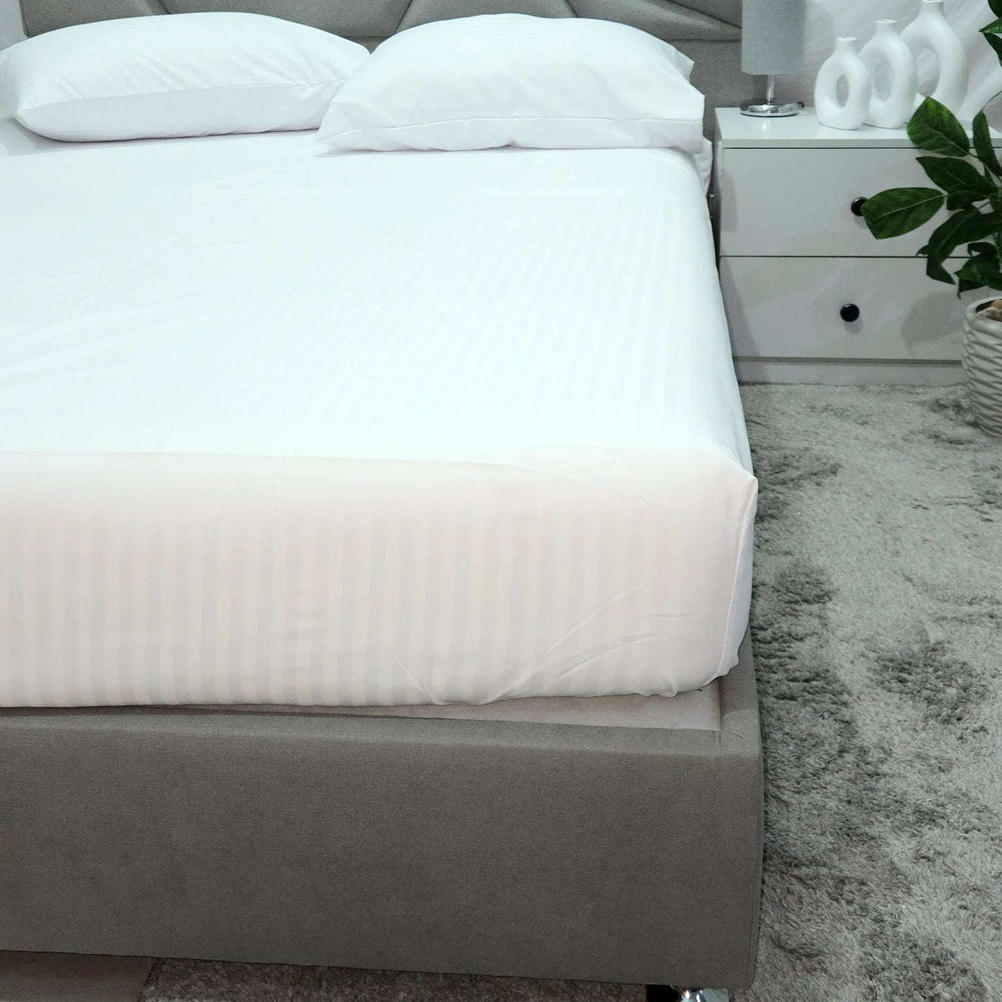 Stripe Fitted Bed Sheet