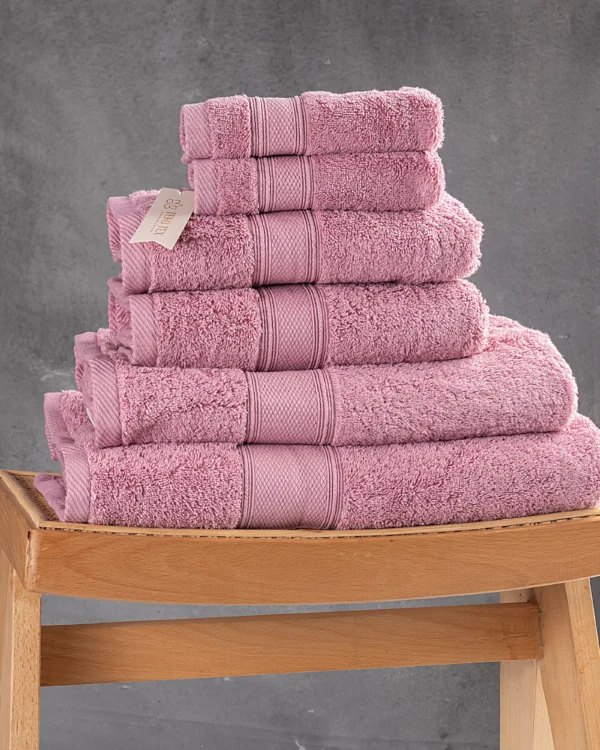 Set Of Plain Towels 600 GSM